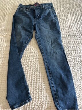 Lucky Brand High Rise Bridgette Skinny Straight Jeans Dark Wash 10/30A